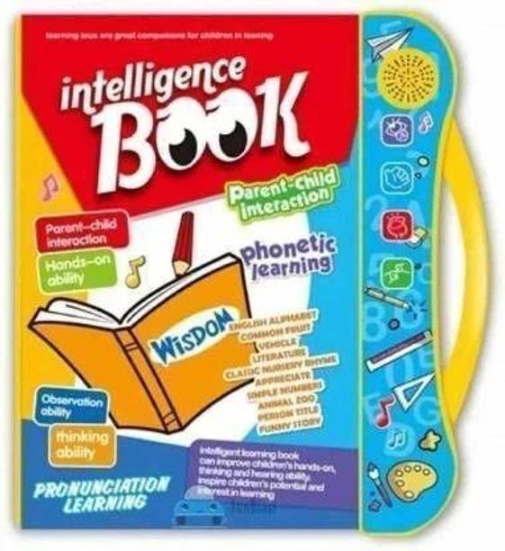 TOYOX Musical Learning Study Book with Number, Letters, Animals, Relationships, Poems, Instruments Learning Toys for 3 years old Kids (Multicolor)