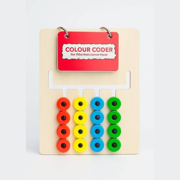 Brainymet Colour Coder Wooden Brain Puzzle Game & Learning Toy