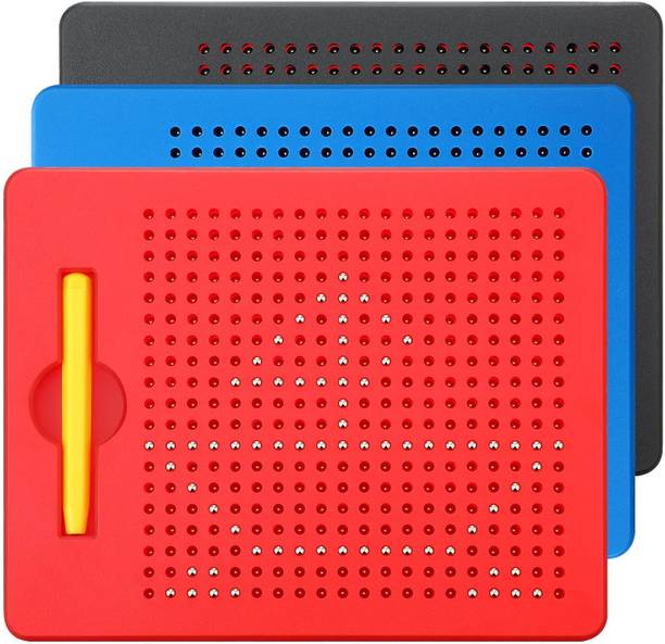 Magicwand Educational Beads Magnetic Erasable Doodle Board with Magnetic Pen