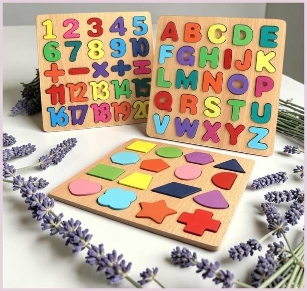 VHD Kids Wooden Puzzle Combo Set AWP343
