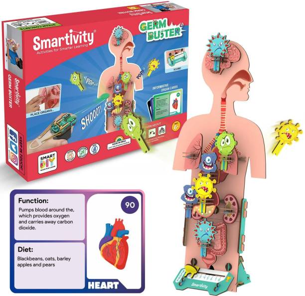 Smartivity Human Body STEM DIY Fun Toys for Kids 6 to 12 Years
