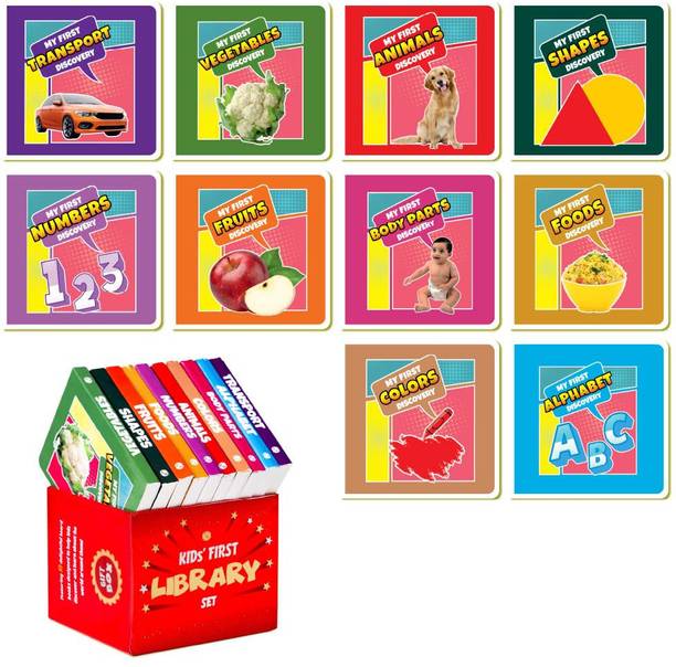 GAMLOID My First Library Board Books for Kids [10 Book Set] | Best Selling Picture Book