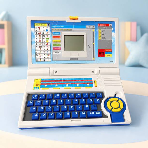 STEMLEYS Kids Learning Laptop with 20 Activities for 3+ Years Kids
