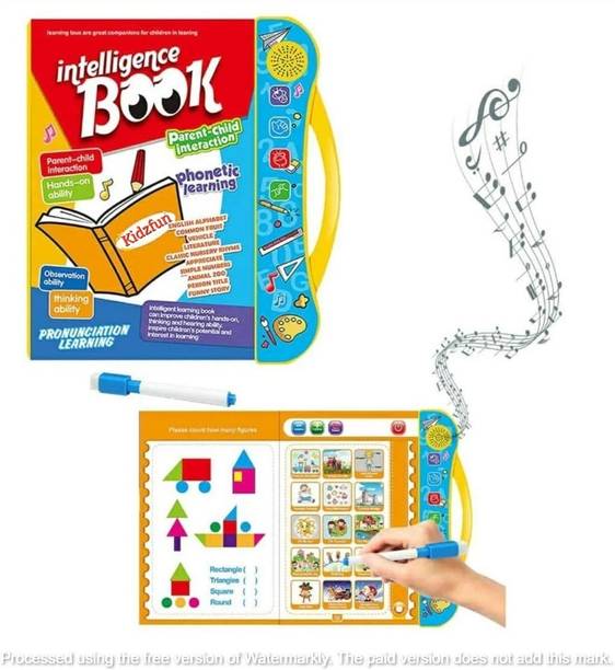 Kidzfun Educational Learning Book for 3+ Kids, Boys, Toddlers (Intelligence Book)