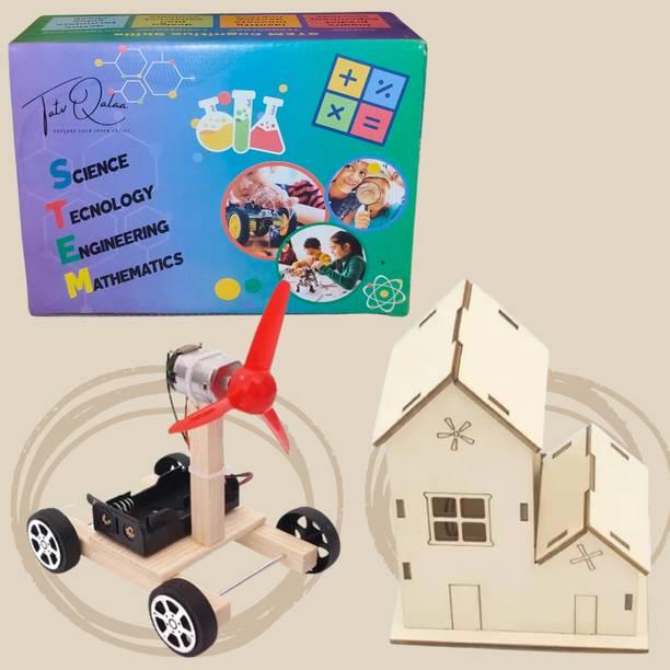TATV QALAA DIY Air House Vehicle and Light House toys | STEM Educational Toys for Kids