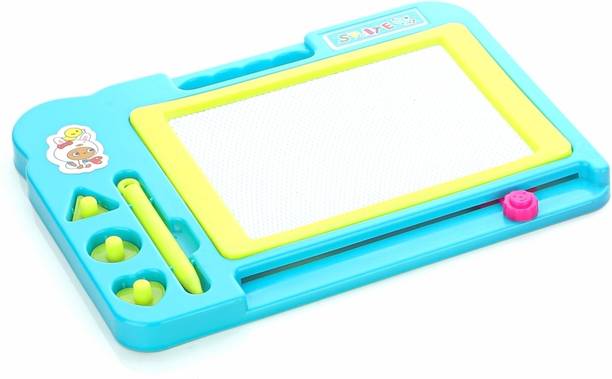 अदिति टॉयज़ Plastic Magnetic Slate for Kids, Easy to Write & Erase Drawing Doodle Board