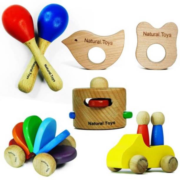 Natural.Toys Wooden Toys Rolling Peek a boo Push Pull Cars Peg Dolls Maracus Musical Toys