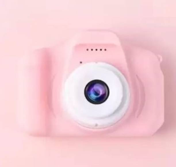 wiggly wag Digital Camera for Kids with Recorder and Video- Real HD Portable Camera pink
