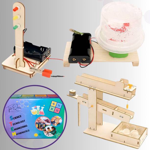 TATV QALAA 3IN1 STEM Robotics Learning Toys , 3D Puzzles, DIY Toy for kids (Working Model)