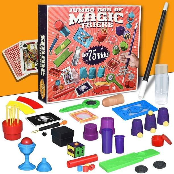 Magicwand Jumbo Box of 75 Magic Tricks Indoor Game & Adults