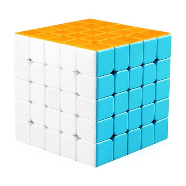 CPM Magic 5x5 High Speed Super Smooth Rubix Cube Stickerless (PACK OF 1)