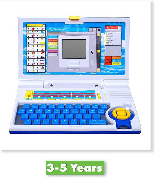 star impex Educational Toy Learning Laptop Computer Toy with LED Screen Display