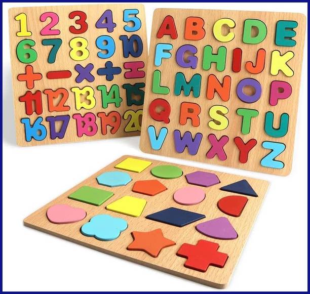 VHD Kids Wooden Puzzle Combo Set AWP1450