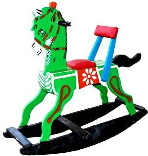 TRU TOYS Wooden Rocking Horse Wood Rocking Horse Gift for Kids/Boys/Girls (2-5 Years)