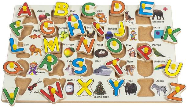 GAMLOID Best Gift Capital Letters Alphabet Puzzles Children Educational Board Toy