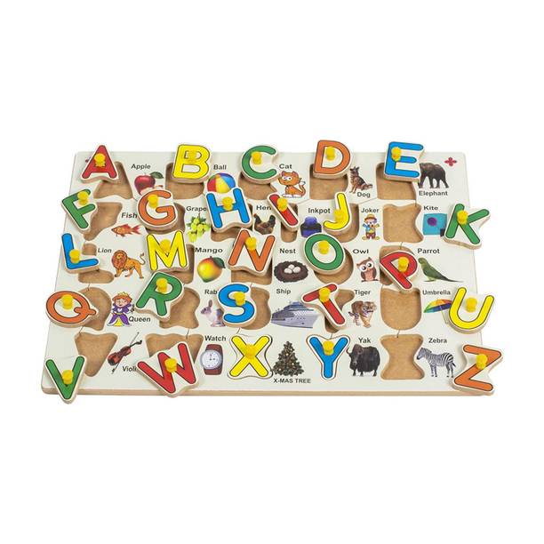 GAMLOID Best Gift Capital Letters Alphabet Puzzles Children Educational Board Toy