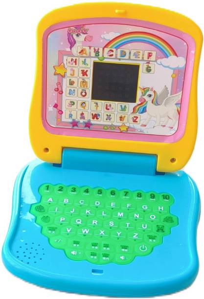 snigdh Educational Electronic Laptop for Kids with LED Screen, Computer Toy with Sound