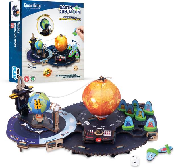 Smartivity Space Shooter STEM Educational DIY Fun Toys, Educational & Construction based Activity Game for Kids 8 to 14, Gifts for Boys & Girls, Learn Science Engineering Project, Made in India