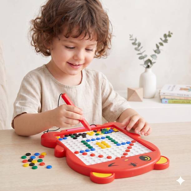 MISVI MEGNETIC DOT ART BOARD MAGNETIC WRITTING ACTIVITY BOARD