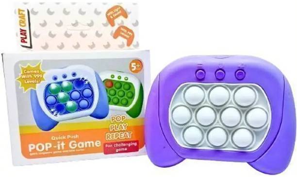 paabadhum Pop It Game Console Fidget Toy with Lights & Sounds