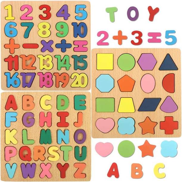 ZRIYOS toys for kids 3 wooden puzzle