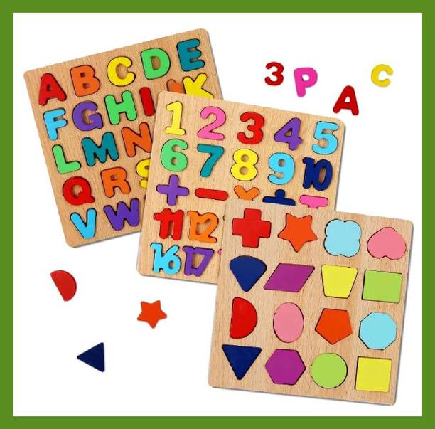 VHD Kids Wooden Puzzle Combo Set AWP1883