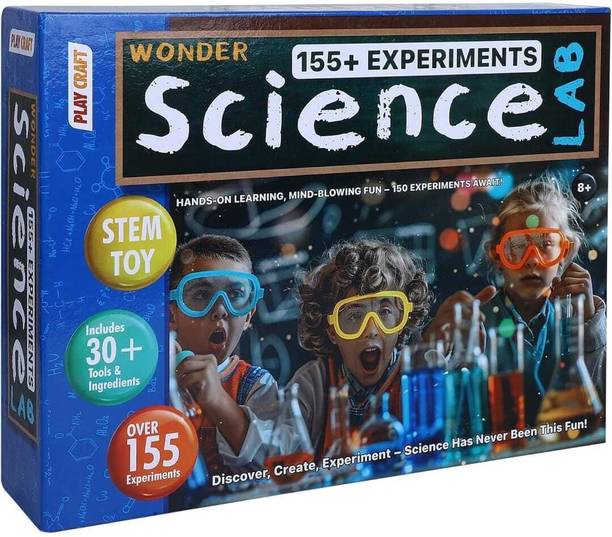 PlayCraft Wonder Science 155+ Science Experiment Kit