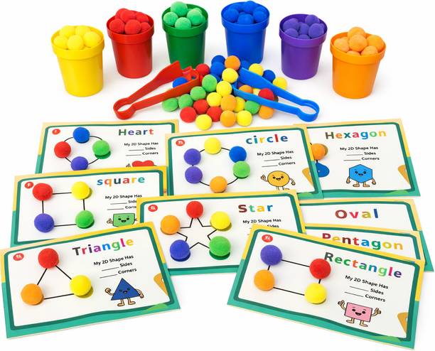 Babybundle Kids Shape Sorting Toy | Shape and Color Matching Learning Activity Toy