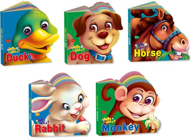 GO WOO I Want To Be Series For Kids | Pack Of 5 Books| Library Die Cut Shape Books