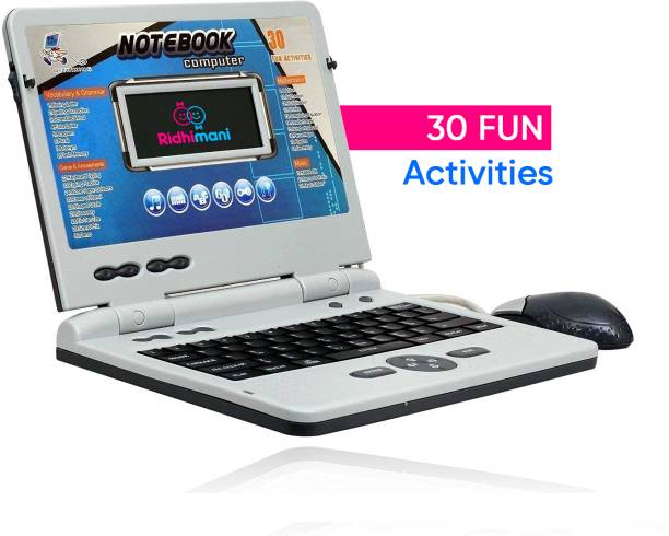Ridhimani Educational Laptop Computer Kids Toy | 30 Fun Activities Laptop Learning Machine