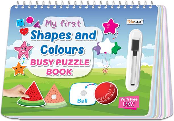 GO WOO Busy Puzzle Book : Early Learning Activity Book