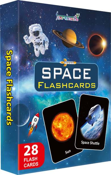 gurukanth Space Flash Cards for kids