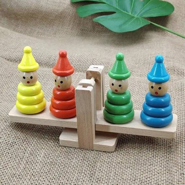 MyLittleTales wooden-clown-balance