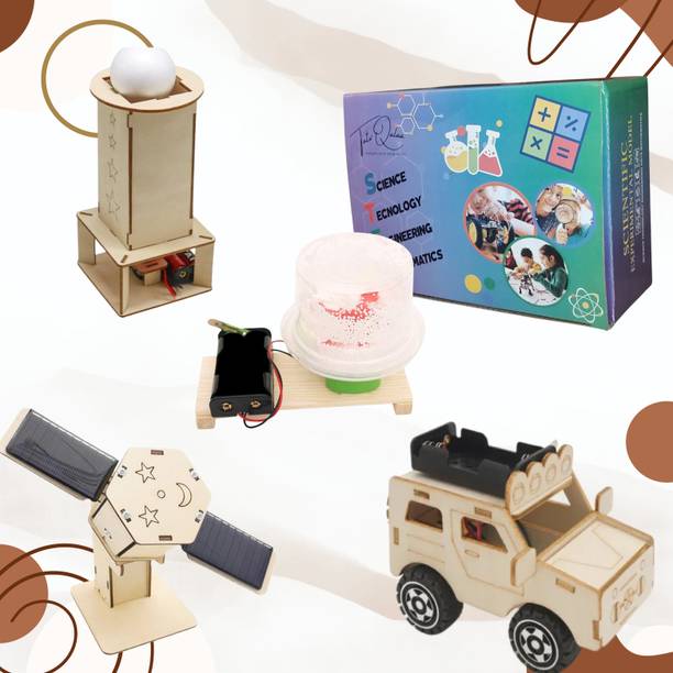TATV QALAA 4 in 1STEM Project Educational Learning Toys for Kids {6-12yrs}-Working Model