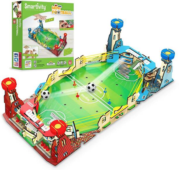 स्मार्टिविटी DIY Mini Football, Soccer Table STEM Fun Toys for Age 6 to 14