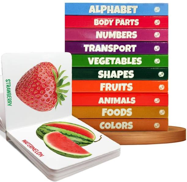 gurukanth My First Knowledge Library: 12 Board Books -Preschool Learning & Development Kit