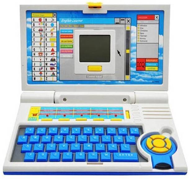 EDENGLOW Educational Computer Activities & Games fun Laptop with LED Display and Music
