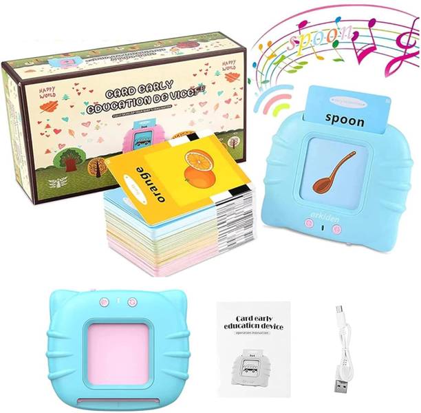NESTIFY All-in-One Talking English Words Flash Cards for Kids Education Learning Device