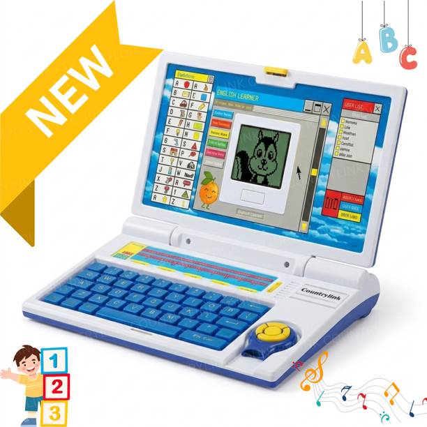 CountryLink Smart Kids Laptop Toy ABC Number Music 20 Fun Activities Device