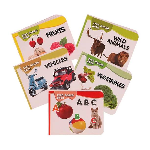 HOMESHOPEEZ Early Educational Learning Kids Board Books Pre School Primary Baby Books 1+ .