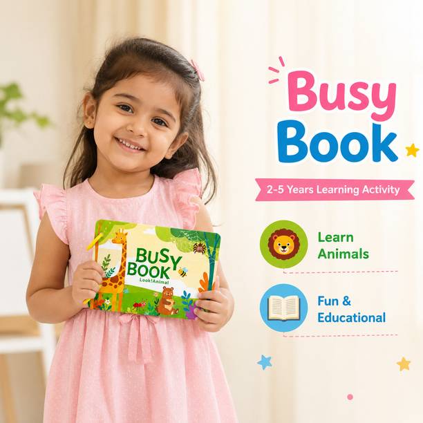 Mlicage Busy Book Look Animal 90