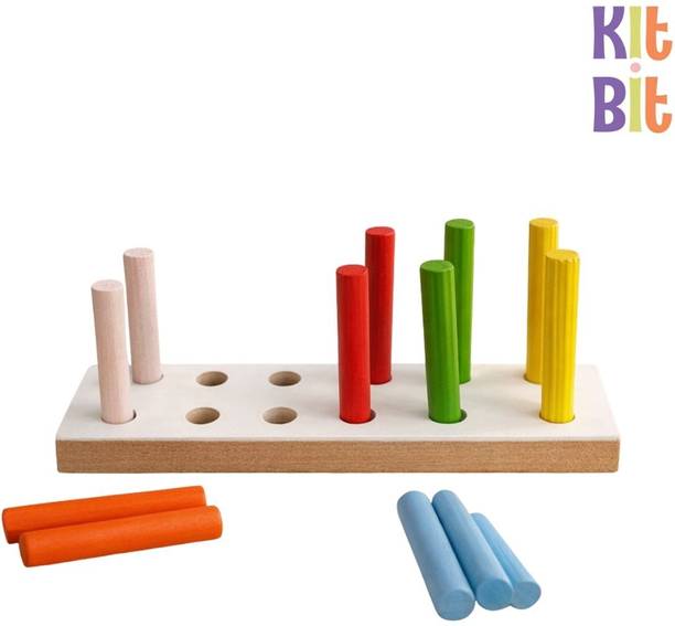 KitBit Wooden Peg Tray