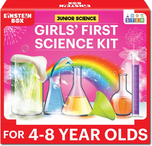 Einstein Box Girls' First Science Kit for 4-6-8 Years Old Girls | Learning & Education Toys |