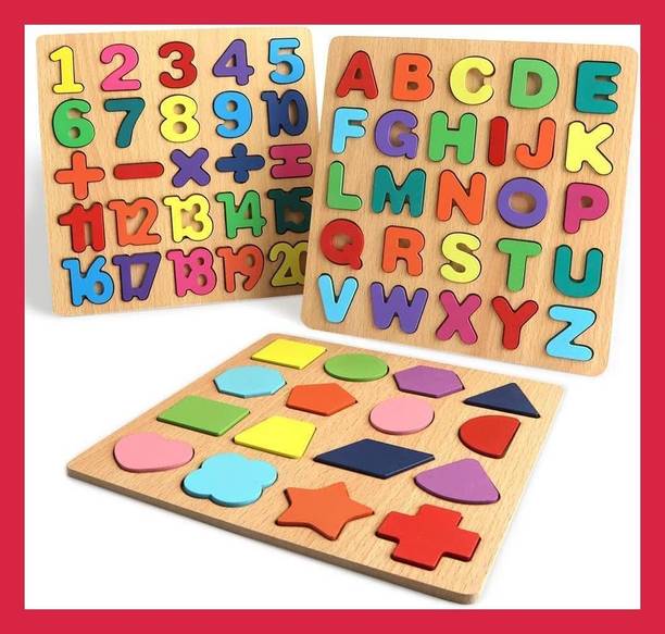 VHD Kids Wooden Puzzle Combo Set AWP1486