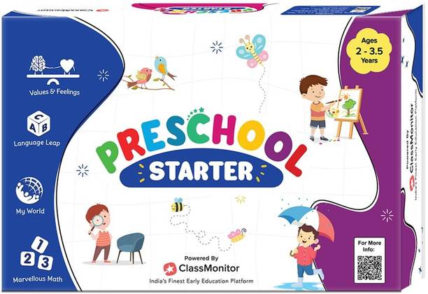 ClassMonitor Preschool Starter Education Kit | 150+ Learning Materials for Kids Age 2-5 Years