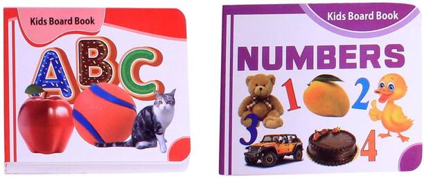 ZEQTOS Learning & Educational Pocket Book Set Of 2 - Alphabets, Numbers 1-20.