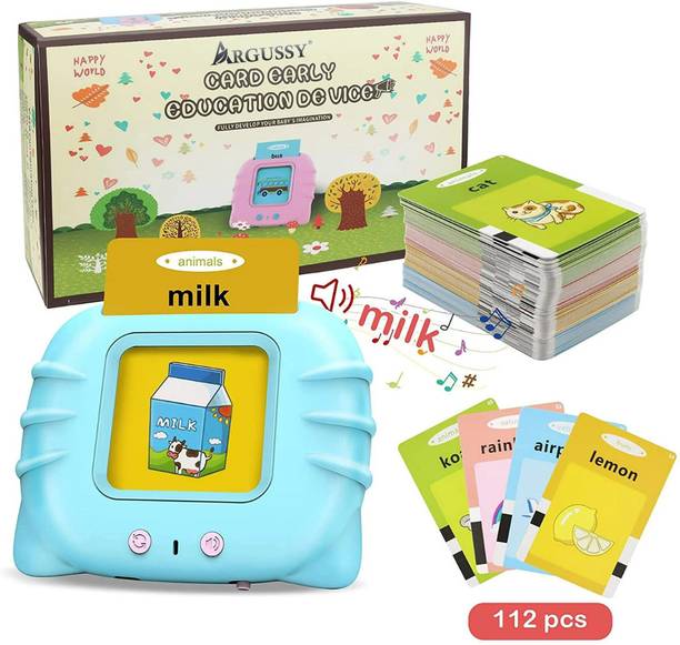Argussy Talking English Words Flash Cards for Kids Early Educational Learning Device Toy