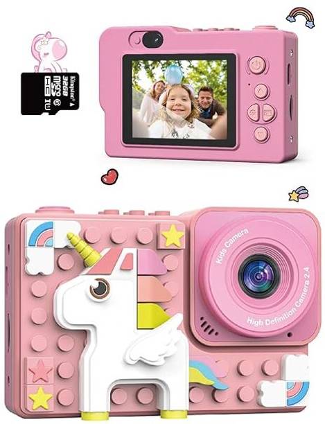 Bestie Toys Unicorn Camera Digital Kids Dual Lens Digital Video Recording Selfie For Kids