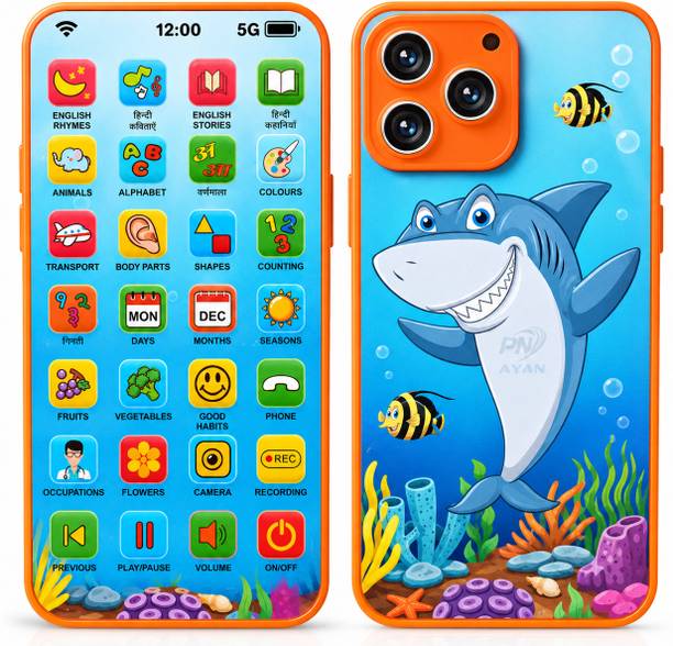 Thriveonix Educational Toy Phone with 28 Interactive Learning Functions | Rechargeable