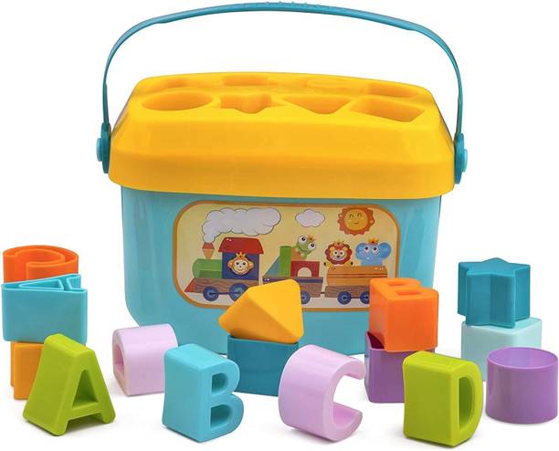 Pluspoint Shape Sorter Toy for Kids Color Shape with Sorter Box Baby Toys